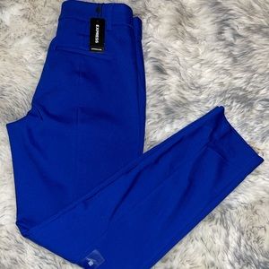 Express dark blue, ankle mid rise pants, size 0R
